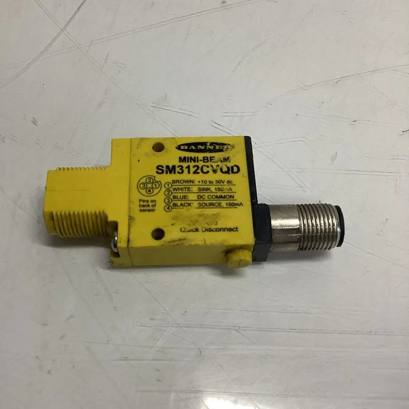 Фотоэлектрический датчик Banner Sm312cvqd Mini-Beam Photoelectric Sensor — фото лота 1