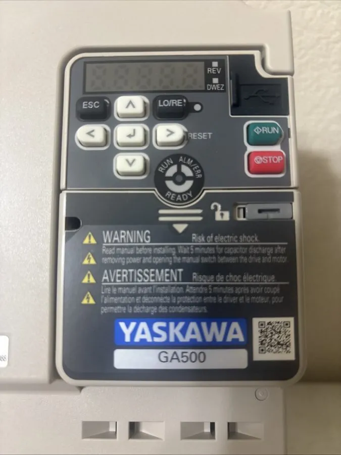 Частотный преобразователь Yaskawa GA50U2006ABA WITHOUT EMC GA500 AC DRIVE 240V 6 — фото лота 1