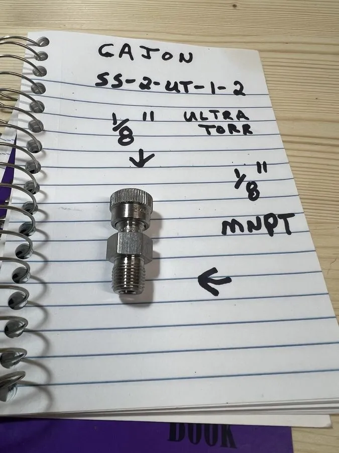 Фитинг Swagelok SS-2-UT-1-2BT Stainless Steel Ultra-Torr Vacuum Fitting FNSP