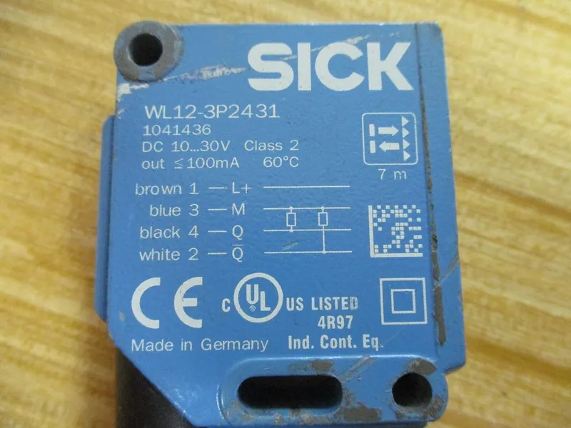 Фотоэлектрический датчик SICK WL12-3P2431 W12-3 Retroreflective Photoelectric Se