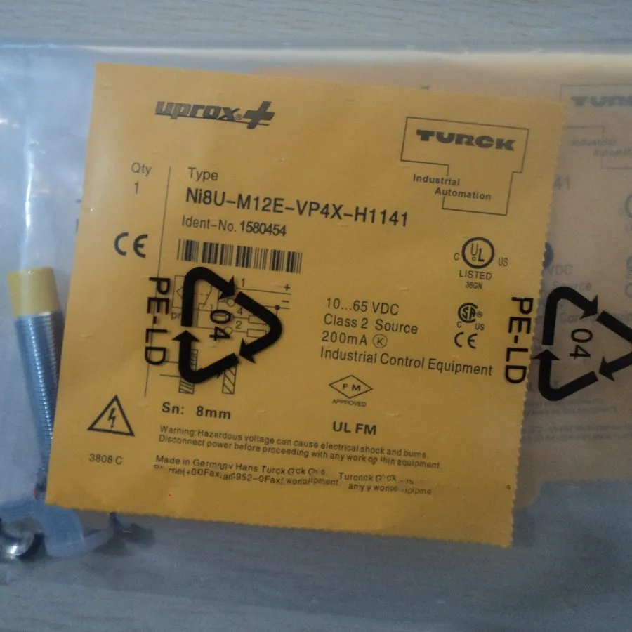 Датчик приближения TURCK Ni8U-M12E-VP4X-H1141 PROXIMITY SWITCH SENSOR