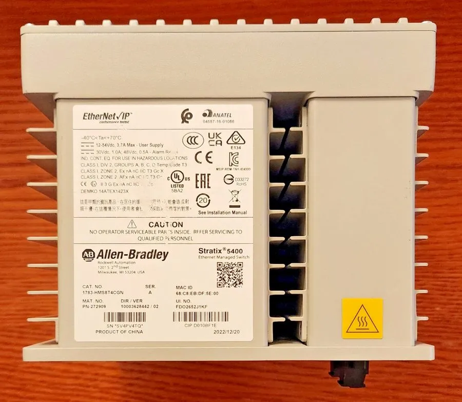 Коммутатор Allen Bradley 1783-HMS8T4CGN Stratix 5400, 12 Port Managed Switch, Cl