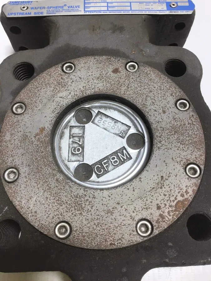 Клапан Jamesbury 815L112236TT 4'' Wafer-Sphere Valve