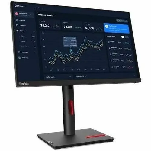 Монитор Lenovo ThinkVision T22i-30 21.5" FHD IPS 60Hz LED Flat Panel Monitor Bla — фото лота 1
