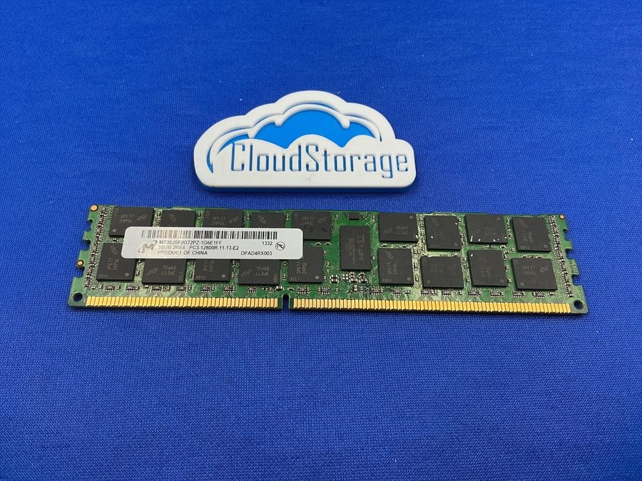 Модуль памяти Micron 16GB PC3-12800R MT36JSF2G72PZ-1G6E1 ECC 1600MHz DDR3 Server