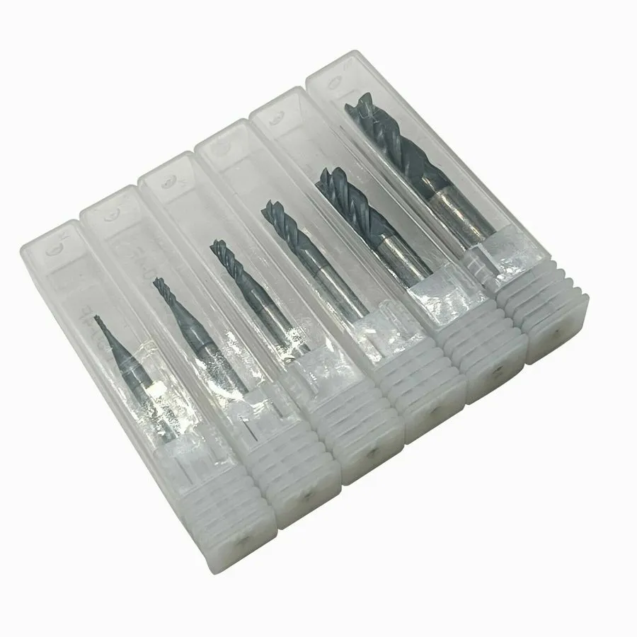 Режущий инструмент 6MM 4Flutes HRC45 Extra Long Length 100mm Tungsten Carbide En