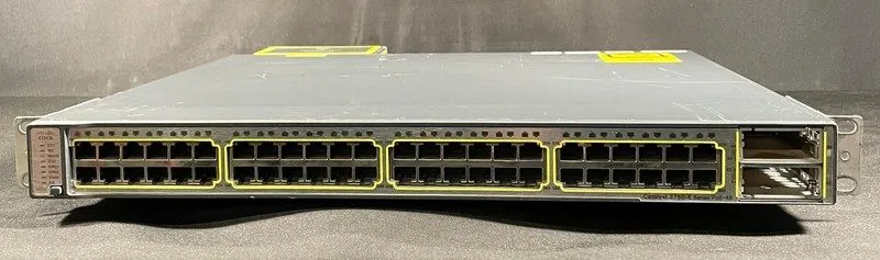 Коммутатор Cisco Catalyst WS-C3750E-48PD-SF 48-Port Gigabit PoE 2x 10GbE X2 Swit