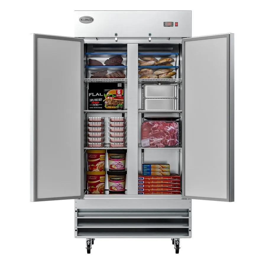 Морозильный шкаф 2-Solid Door Reach-In Freezer, Bottom Mount, 49 cu. ft Valpro V — фото лота 1