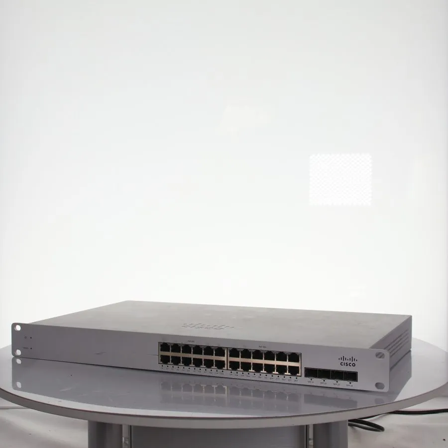 Коммутатор Cisco Meraki MS220-24P-HW 24-Port Gigabit PoE+ Switch 4x SFP 370W — фото лота 1