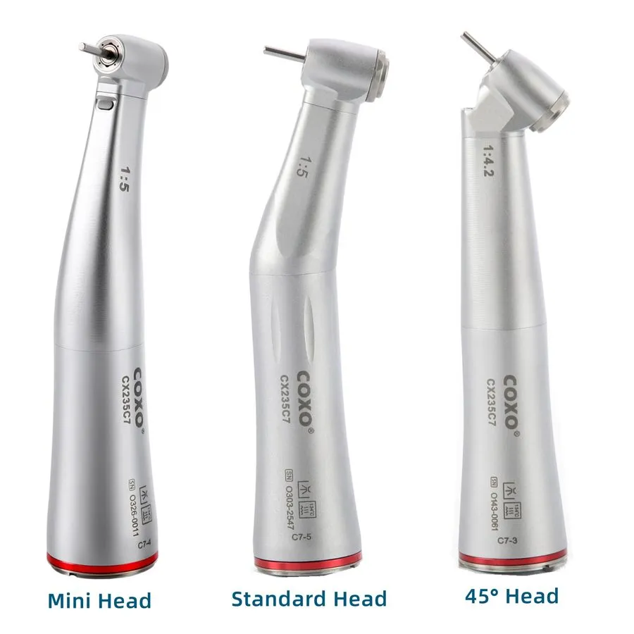 Стоматологический наконечник COXO Dental CX235C7 Head Handpiece 1:5/1:4.2 Contra — фото лота 1
