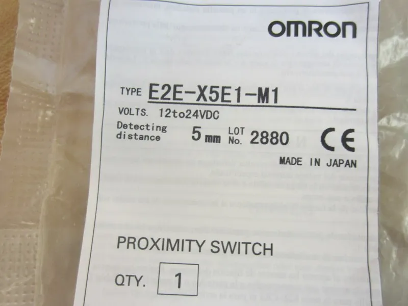 Датчик приближения Omron E2E-X5E1-M1 Proximity Sensor, 12-24VDC