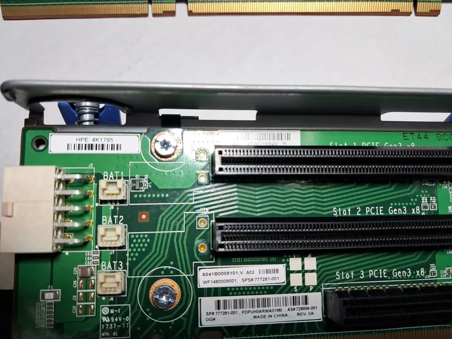 Райзер-плата HP ProLiant DL380 Gen9 Server 3-Slot PCIe Riser Card with Cage P/N: — фото лота 2