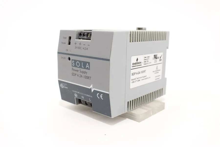 Блок питания SolaHD SDP 4-24-100RT SDP Series DIN Rail Power Supply 24V DC 4.2A 