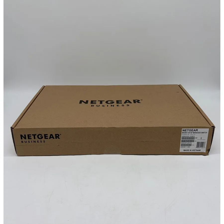 Коммутатор NETGEAR ProSAFE M4300-12X12F 24-Port 10GbE L3 Managed 1U Switch XSM43