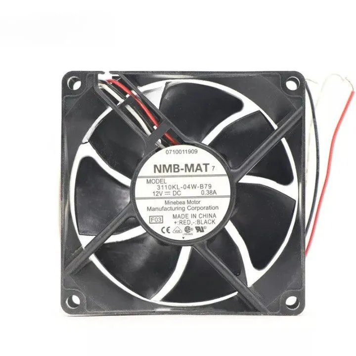 Вентилятор NMB Fan 3110KL-04W-B79 DC 12V 0.38A 80 25mm 3-wire Cisco Switches Coo