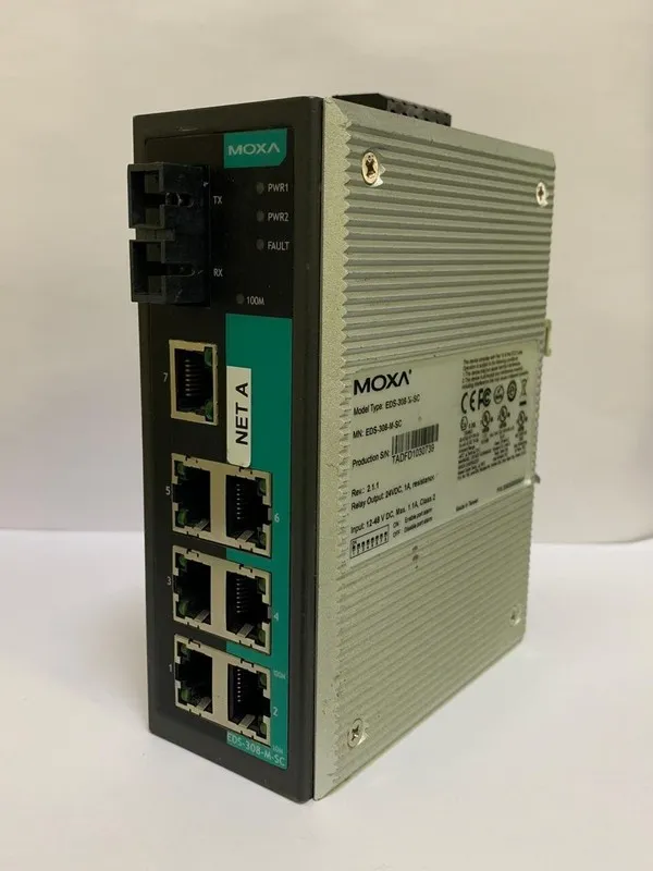 IIoT-устройство Moxa EDS-308-M-SC Ethernet Switch EDS308