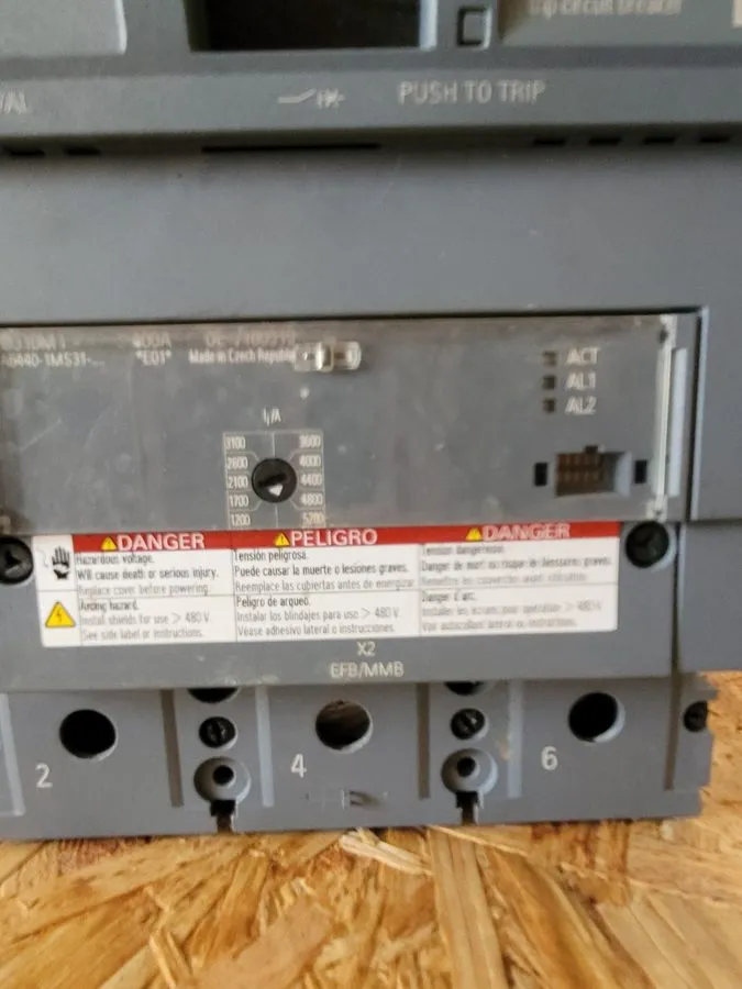 Автоматический выключатель Siemens 3VA6 ET0310M1 3VA6440-1MS31 600v 400 Amp Circ — фото лота 4