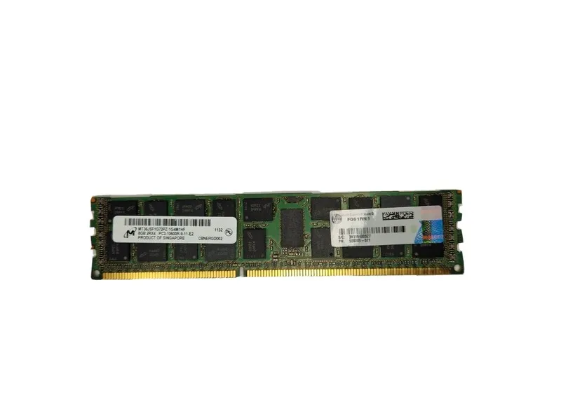 Модуль памяти HP Micron 8GB PC3L-10600R Server DDR3 Memory 500205-071