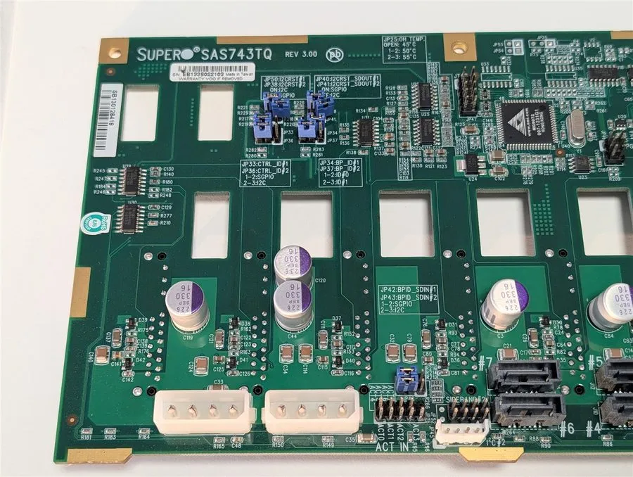 Бэкплейн Supermicro SAS743TQ 8-Port 3.5" SAS/SATA 6Gbps 4U Backplane