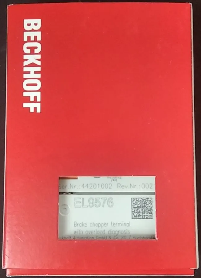 Модуль ввода-вывода 1PC BECKHOFF EL9576 PLC In Box Expedited Shipping