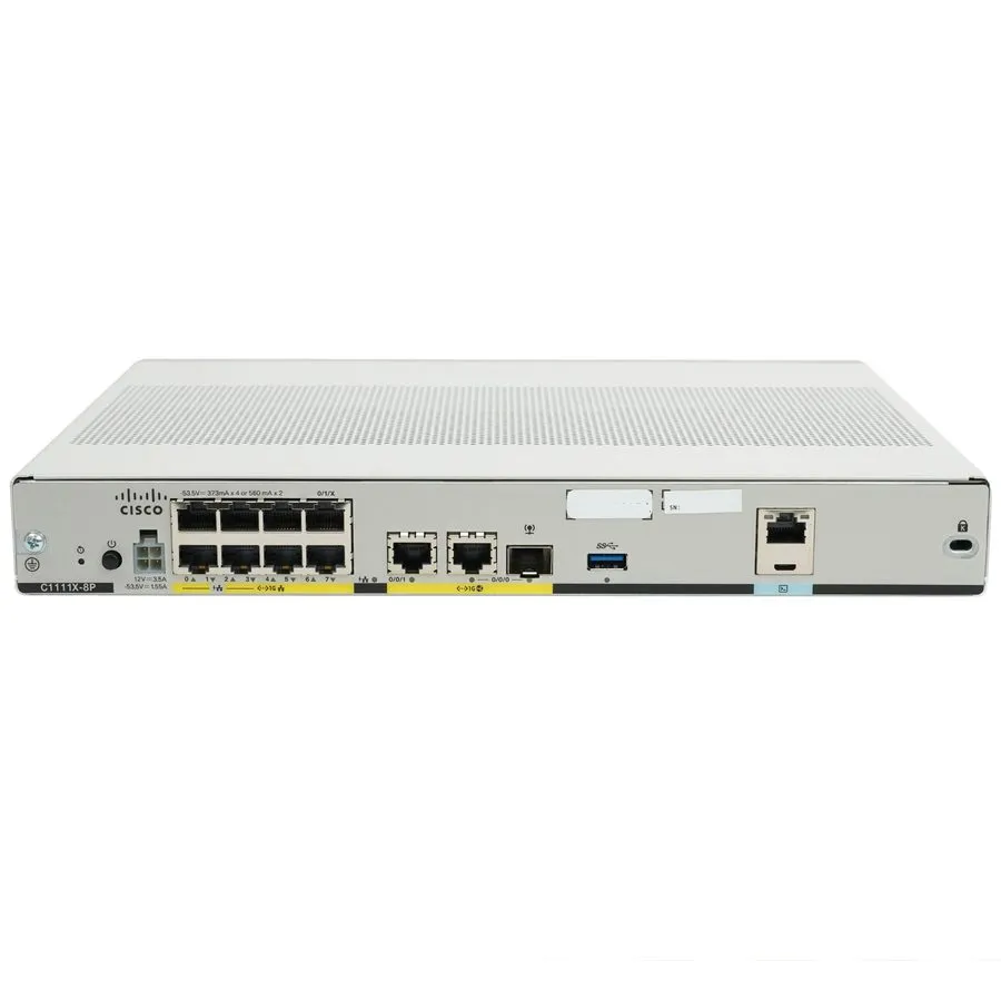 Маршрутизатор Cisco ISR C1111X-8P ISR 1100 8Port Gigabit Integrated Services Rou — фото лота 1