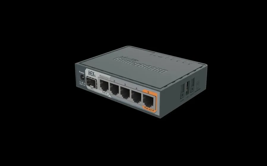 Маршрутизатор MikroTik hEX S 5 Ports Gigabit Ethernet Router RB760IGS SFP port