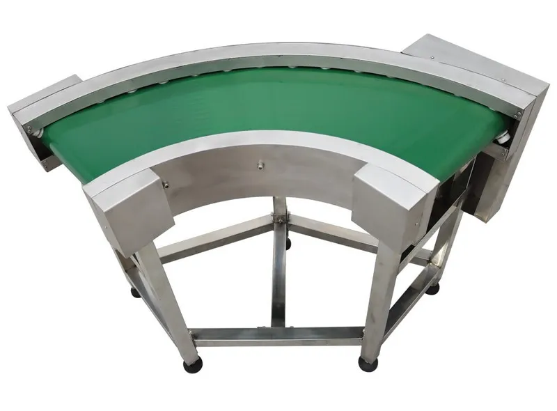 Конвейер 110V Industrial Conveyor Belt System 90° Corner Turning 20m/min 400W 11