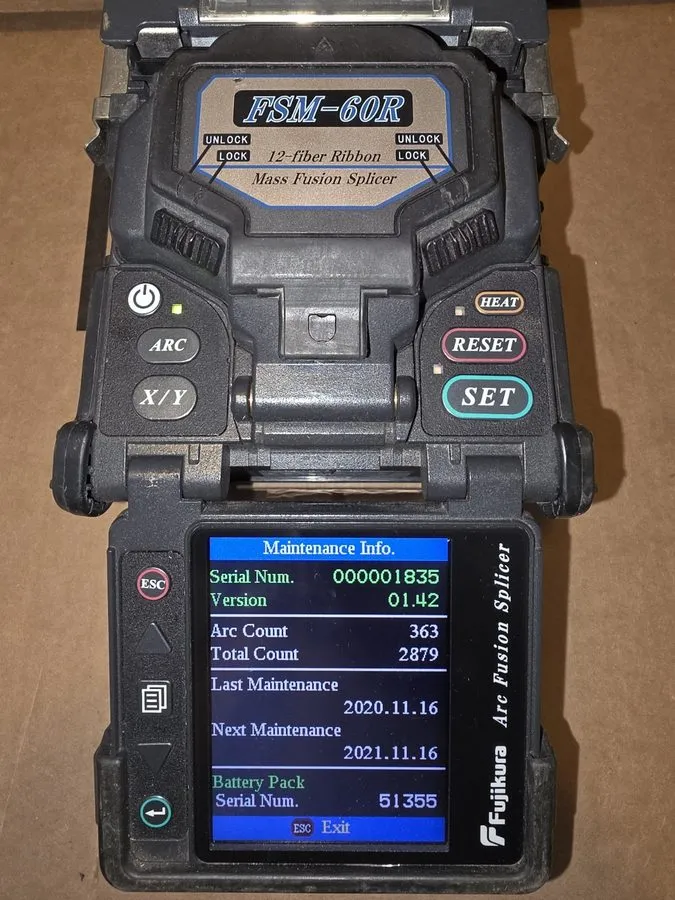 Сварочный аппарат Fujikura FSM-60R Optical Fiber ARC Fusion Splicer