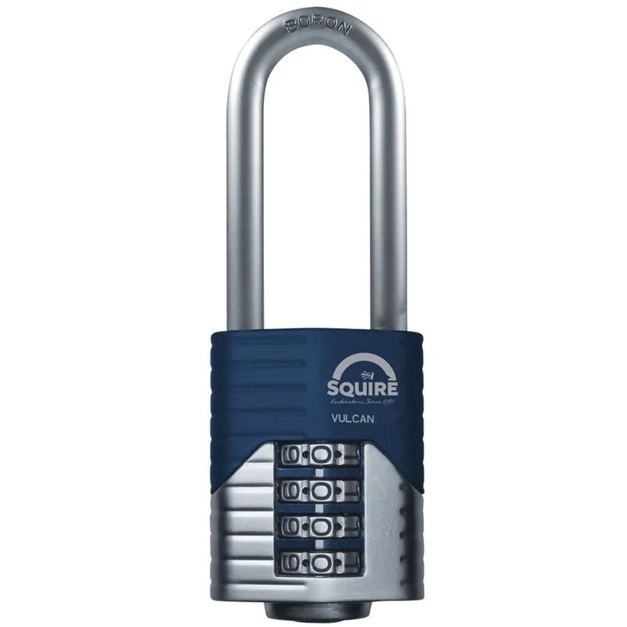 Такелажная скоба Squire Vulcan Long Shackle Combi Padlock 40mm (VULCAN-COMBI-40- — фото лота 1