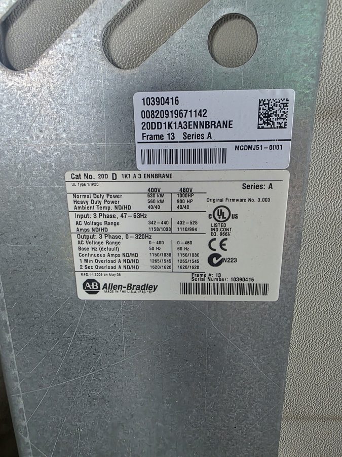 Фото лота 20DD1K1A3ENNBRANE от продавца №13176