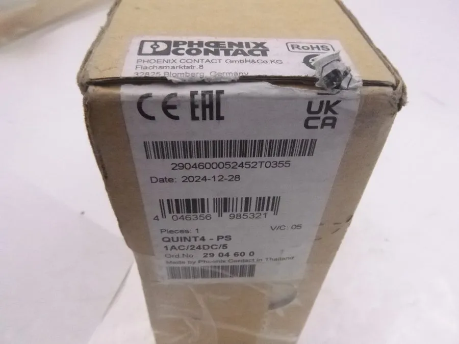 Блок питания Phoenix Contact 2904600 Power Supply ACDC 24VDC 5A 120W DIN Rail Mo