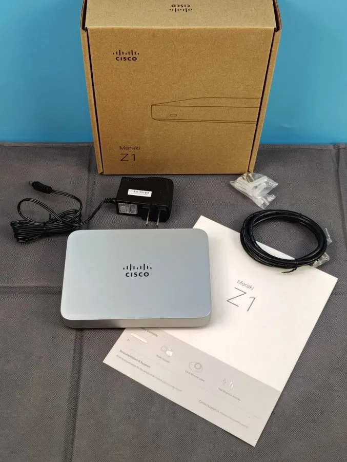 Маршрутизатор CISCO Z1-HW-US Meraki Z1 Cloud Managed Teleworker Gateway (US Plug — фото лота 1