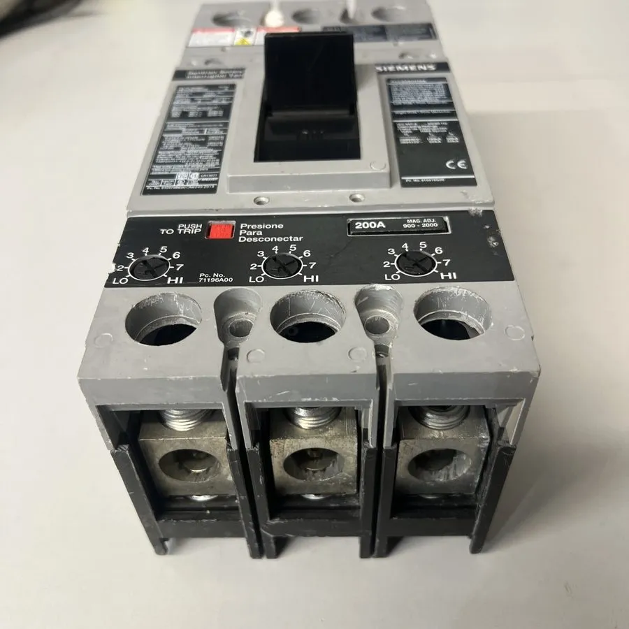 Автоматический выключатель Siemens HFXD63B200 Sentron Molded Case Circuit Breake