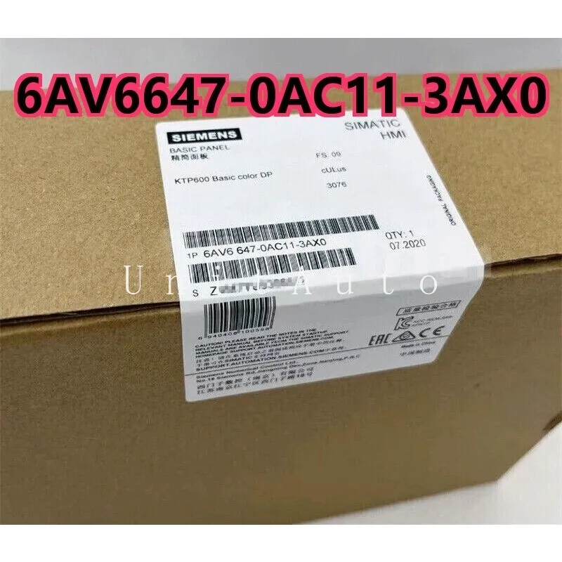 Панель оператора Siemens SIMATIC HMI KTP600 6AV6647-0AC11-3AX0 E:09 Basic Panel