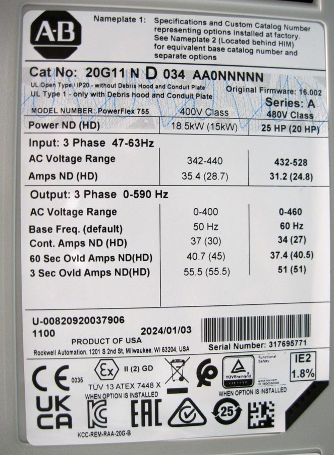 Фото лота 20G-11ND034AA0NNNNN от продавца №70696