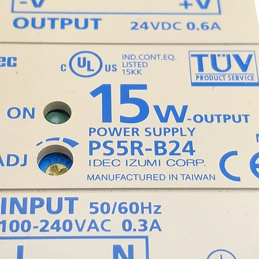 Блок питания IDEC PS5R-B24 PS5R Series Power Supply 15W 24VDC 0.6A DIN Rail Moun