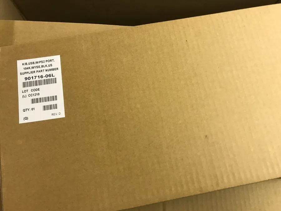 Тонкий клиент Dell Wyse USB Wired Keyboard w/PS2 Port 901716-06L