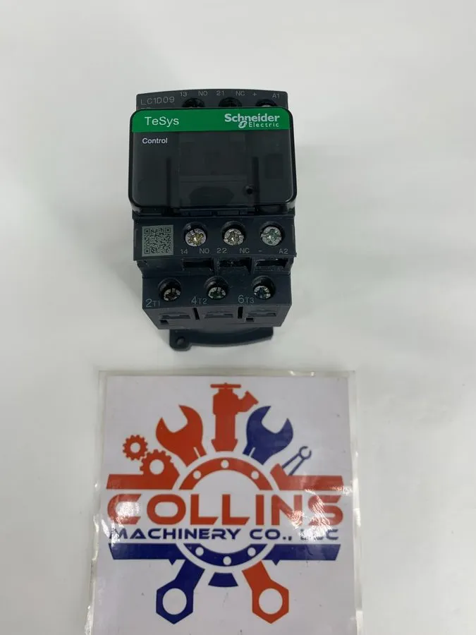 Контактор Schneider LC1D09BD TeSys D Contactor 9A 24VDC Coil + LAD4TBDL 3 Pole
