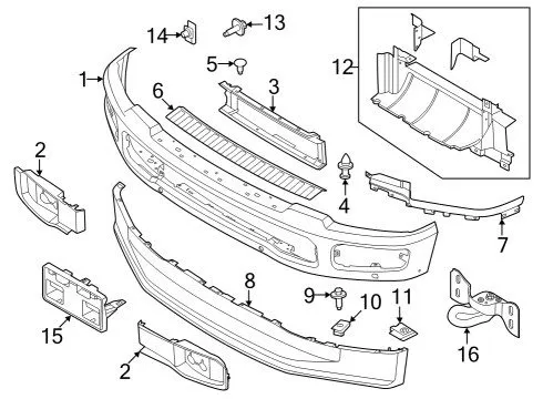 Ford OEM PANEL PC3Z17626BA