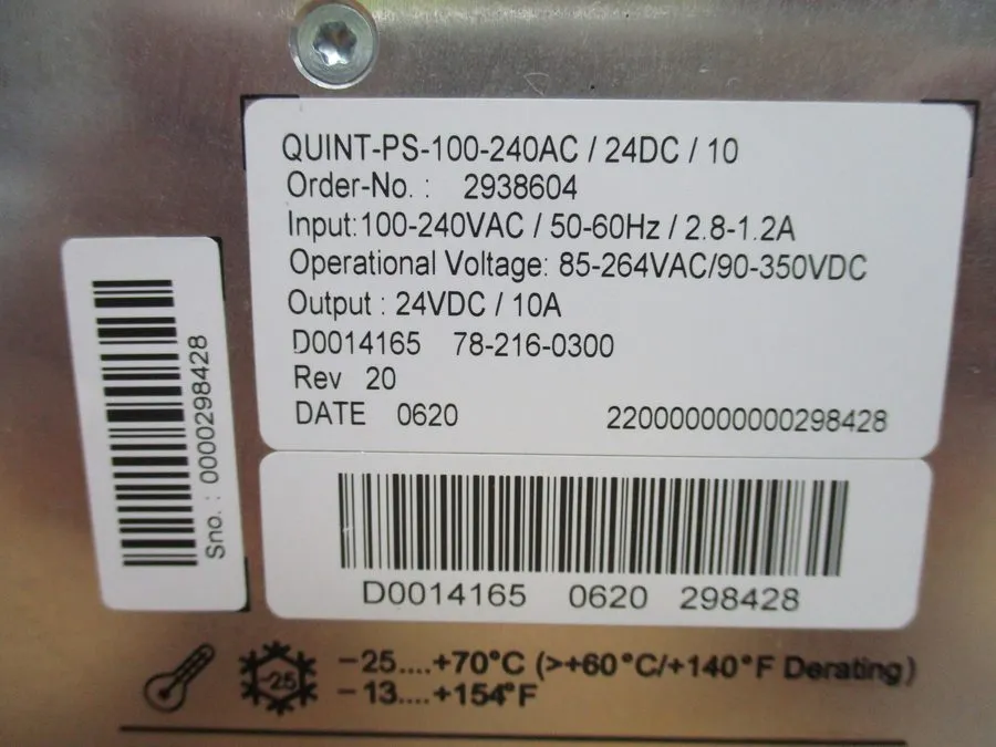 Блок питания Phoenix Contact QUINT-PS-100-240AC/24DC/10 2938604 Power Supply