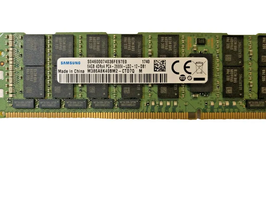 Модуль памяти Samsung 64GB 4DRx4 PC4-2666V-LD2 ECC LRDIMM M386A8K40BM2-CTD DDR4 
