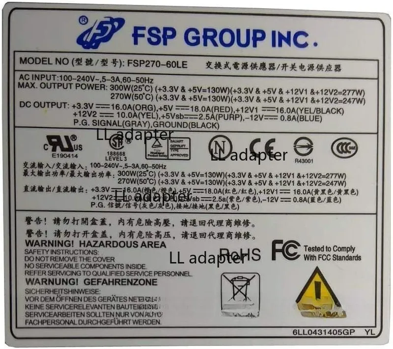 Блок питания Replacement Power Supply для HP Proliant G7 N54L N40L N36L DPS-150T