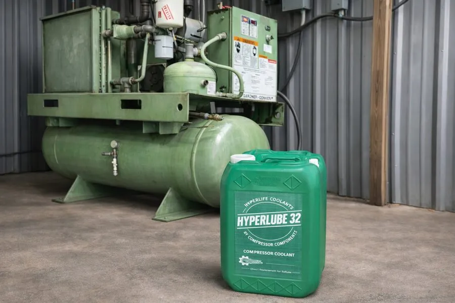 Компрессор HYPERLUBE 32 Synthetic Compressor Oil 5 Gallons / Replaces Sullube 25 — фото лота 2