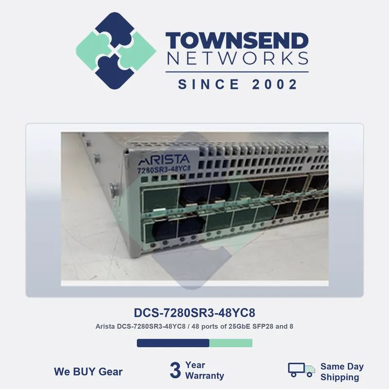 Коммутатор Arista DCS-7280SR3-48YC8 Switch — фото лота 2