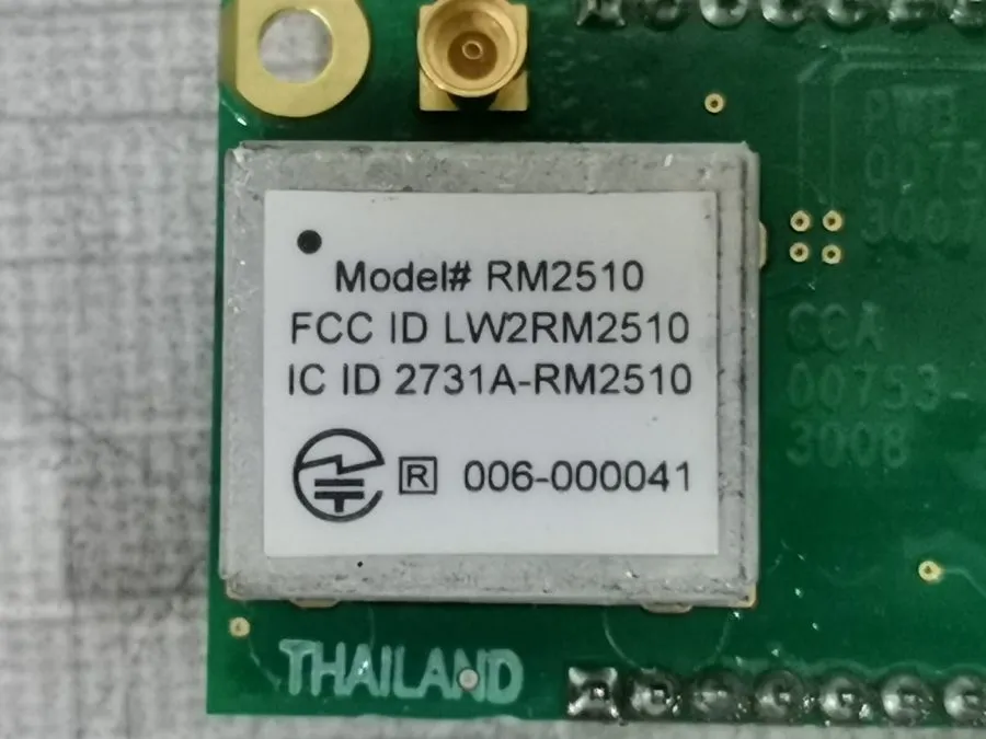 Плата LOT Rosemount Emerson Model: RM2510 Wireless Hart Radio PCB Module