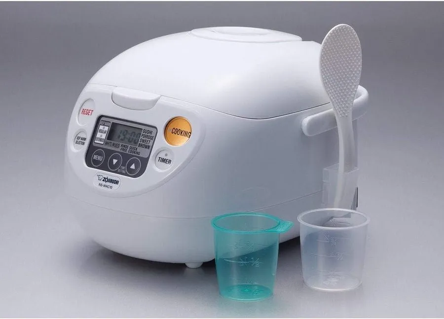 Рисоварка Zojirushi Micom Rice Cooker and Warmer (10-Cup/Cool White) — фото лота 2