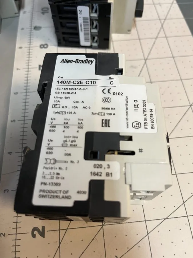 Автоматический выключатель Allen-Bradley 140M-C2E-C10 Motor Protection Circuit B