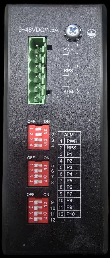 Коммутатор DFI IE200-UNB1000 8 port 1Gs 2 Fiber Optic 100BASE FX Industrial DIN 