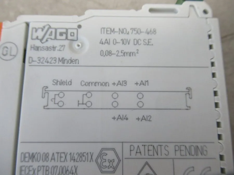 Модуль ввода-вывода WAGO 750-468 4-channel analog input module