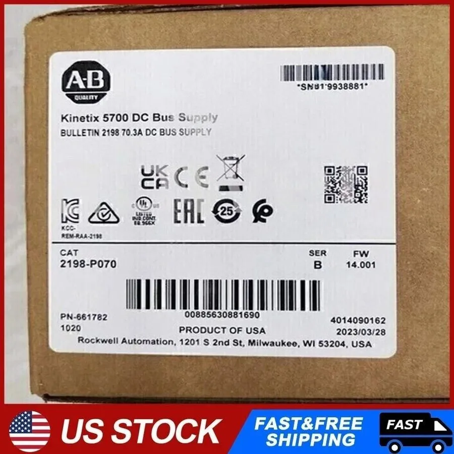 Привод Allen-Bradley 2198-P070 Kinetix 5700 25A DC Bus Supply 480VAC 3-ph 55mm